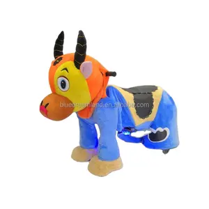 Top Supplier plush electric animal walking riding on toy cars manufacturer