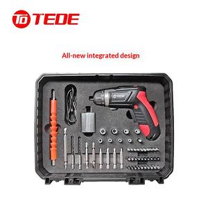 <span class=keywords><strong>TEDE</strong></span> YD-5689 Tournevis sans fil rechargeable au lithium 4,2 V, ensemble de 53 pièces avec 1 alimentation et 1 chargeur, garantie de 3 mois - Product Image 2