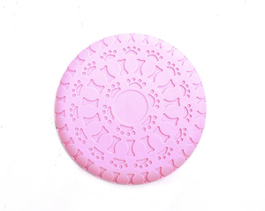 Frisbees pour chiens en silicone résistant aux morsures, jouets à mâcher ronds en caoutchouc pour l'entraînement des animaux de compagnie, en stock, offre spéciale - Product Image 3