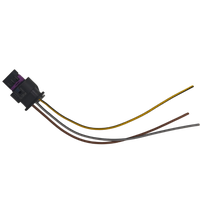 Connecteur de prise de capteur de stationnement à 3 broches 4F0973703 adapté aux modèles Audi VW Seat Skoda 2005-2018 | Remplacement OE 4F-097-3703
