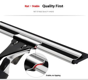 Wholesale Glass Cleaning Squeegee Window Tool Rubber Blade for Bathroom Shower Home Car Dining Table - Product Image 5