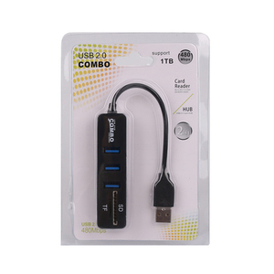 D2695 kartenleser speicherkartenleser 5 trong 1 USB 2.0x3 OTG HUB + SD + TF Đầu Đọc Thẻ - Product Image 3