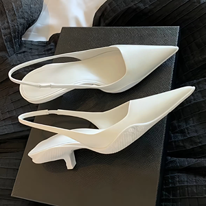 Zapatos de Tacón Elegantes y Sensuales para Mujer, Sandalias de Tacón de Cuero de Alta Calidad, Zapatos de Diseñador - Product Image 2