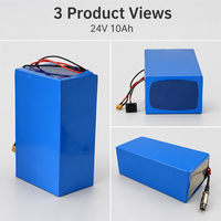 Paket Baterai Lithium Ion 24V Kustom 7Ah 9Ah 10Ah 20Ah 30Ah dengan Smart BMS untuk Skuter Listrik