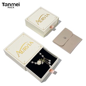 Caja de Joyería de Cartón de Lujo con Logotipo Personalizado para Collares, Empaque de Regalo de Cartón Premium - Product Image 1