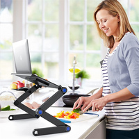 Support d'ordinateur portable ergonomique réglable en hauteur, pliable, pour lit et bureau
