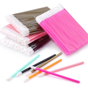 50 applicateurs jetables pour brillant à lèvres, bâtonnets de rouge à lèvres, pinceaux de maquillage pour les lèvres, brosses à cils, outils de beauté - Product Image 1