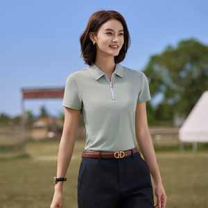 Camisa Polo de Algodón Negra para Hombre, Manga Corta, Color Sólido, Ropa de Trabajo, Uso Diario - Product Image 4