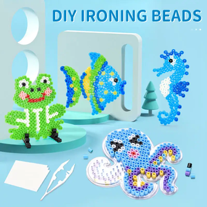 Kits de perles à fusionner DIY <span class=keywords><strong>pas</strong></span> chers, jouet éducatif personnalisé pour enfants, planche à chevilles de 5 mm pour perles à fusionner - Product Image 2