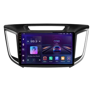 ドロップシッピングJunsunV1タッチスクリーンWiFiハンズフリーカーDVDプレーヤーforHyundai Creta ix25 2015 - 2019 AndroidカーラジオGPS