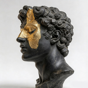 Statuette in Resina Personalizzate, Scultura d'Arte del <span class=keywords><strong>David</strong></span>, Busto Moderno di <span class=keywords><strong>David</strong></span> per Decorazione d'Interni, Regali Aziendali - Product Image 4