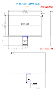 High Brightness 8K 10.3 Inch 7680*4320 MONO <b>Black</b> White Screen MIPI Conversion Driver <b>Board</b> LCD Display 10.3-inch 8K MONO LCD 10 - Product Image 6