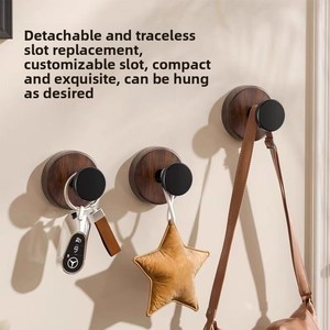 Gancho de succión de estilo medieval de material ABS, adhesivo sin rastro para colgar en puertas traseras, tiradores de cajones de gabinetes de cocina, gancho para paredes. - Product Image 3