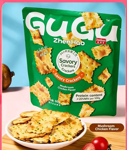 Galletas de Soda - Galletas Sin Freír, Snack Saludable, No Engordan, Tres Sabores, Venta al por Mayor de Fábrica, Galletas Horneadas de Forma Irregular - Product Image 6