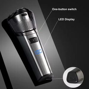 Afeitadora Rotativa Profesional para Hombre, Pantalla LCD Digital, Impermeable, Afeitadora Eléctrica Recargable para Afeitado en Seco y Húmedo - Product Image 5