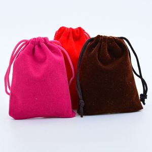 Wholesale Custom 10x12 <b>Velvet</b> Drawstring Pouches Soap Bags-Recyclable Craft Packaging Customizable Size/Color Stamping UV - Product Image 3