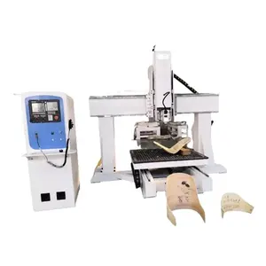 CA-1224 Table Moving 4 Axis CNC Wood Carving Router For Plywood Bent Chairs Making