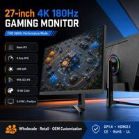Monitor High Refresh Rate 27 Inci 4K 180Hz FHD 360Hz 0.5ms Nano IPS Layar Esports Grosir Pabrik