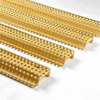 Règle de poussée en acrylique pour Mahjong, 20 pouces, en forme de U, motif rotin, style droit, pour accessoires de jeu de Mahjong, OEM