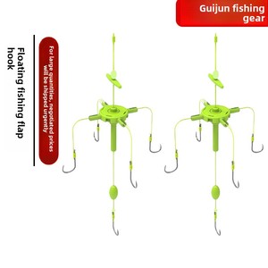 Bộ câu cá nổi bằng thép <span class=keywords><strong>carbon</strong></span> cao cấp, cá chép bạc mới, cá chép đầu to, móc câu kiểu lật, mồi vuông, móc câu nổ, cần câu biển, bộ dây câu - Product Image 3