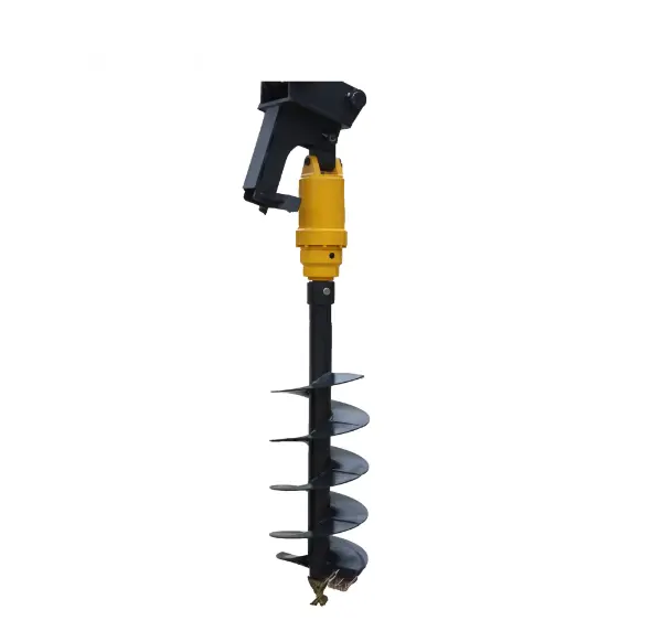Foundation punching digging tree pit utility pole punching machine excavator auger drill