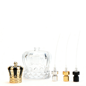 공장 재고 도매 투명 유리 프레스 스프레이 병 다양한 용량 빈 향수병 화장품 포장 - Product Image 4