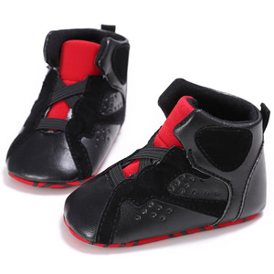 0-1 Năm Bé Thể Thao Vớ Giày Với Logo Sơ Sinh Cao Top Bóng Rổ Sneaker Mềm Toddler Giày Vớ - Product Image 3