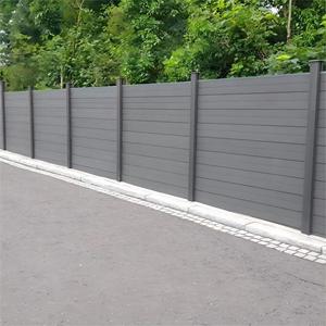 Painel Composto de Plástico e Madeira Oco Resistente a UV, Resistência ao Desbotamento, Conjunto Completo de Cerca de Jardim de Plástico - Product Image 5