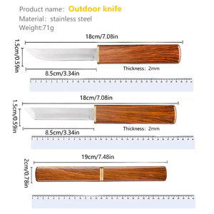 Ensemble de couteaux de cuisine 2 en 1 en acier inoxydable avec manche en plastique Mandarin <span class=keywords><strong>Duck</strong></span> & Dragon Phoenix Double Knives - Product Image 2