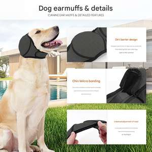 Accesorios para mascotas Cubierta de cabeza impermeable de verano para perros Orejeras calmantes con insonorización ayuda a reducir el miedo y el ruido - Product Image 5