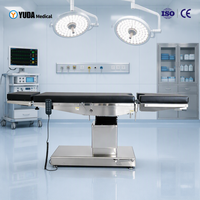 Table chirurgicale électrique avec pédale, 5 fonctions, en acier inoxydable, pour chirurgie générale, certifiée CE