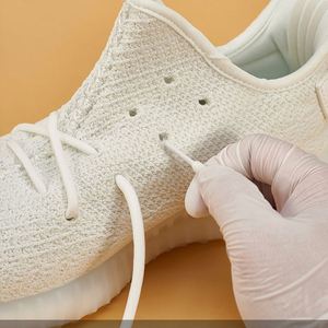 Custom Length 0.5cm Round Thick Rope Shoelaces Polyester Pure Color YZ Classic Martin Boot Shoelace Casual Sports Shoe <b>Laces</b> - Product Image 3