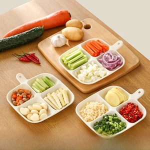 Assiette de service latérale en métal pour cuisine domestique, idéale pour les condiments de fondue, l'oignon, le gingembre et l'ail - Product Image 2