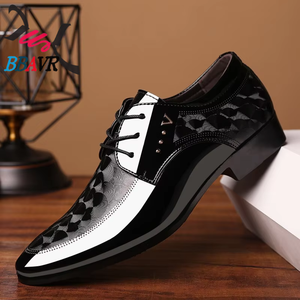 Zapatos Formales Casuales de Oficina para Hombre, Nuevos y Populares, de Cuero Genuino con Cordones, Transpirables, con Suela de EVA/PU, Talla Grande para Primavera/Verano - Product Image 3