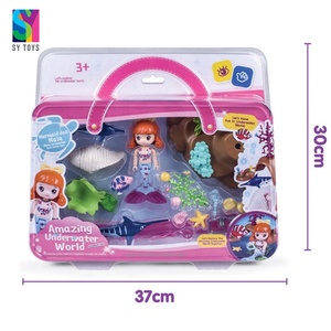 SY dernier ensemble de poupée bébé jouet sirène pour enfants nuisette avec lumière et musique - Product Image 4