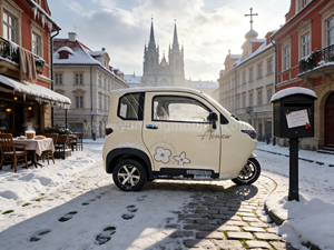 <span class=keywords><strong>Voiture</strong></span> électrique confortable à 3 roues pour l'Europe, sans permis, mini-<span class=keywords><strong>voiture</strong></span>, scooter fermé, véhicules de transport - Product Image 6