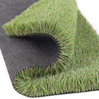 Gazon artificiel de 45-50 mm pour l'aménagement paysager, pelouse de jardin, gazon synthétique multi-tonalités naturel, rouleau résistant aux UV, taille personnalisée
