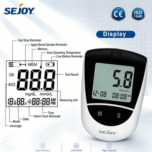 Sejoy Sugar Check Machine Diabetes Testing Glucómetro Diabetes Testing Kit - Product Image 4