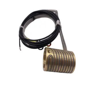 High Quality Heating Element 220V 400W Hot Runner Spring Coil brass copper Nozzle Heater With Thermocouple