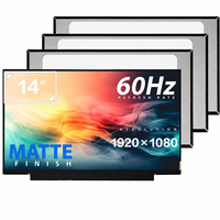 Écran d'affichage FHD 1920x1080 de 14 pouces, fin, 30 broches, EDP 60Hz, non tactile, modèle B140HAN04.1 B140HAN04.0, pièce de rechange