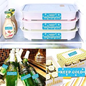 Étiquettes de chaîne du froid durables, écologiques, résistantes à l'huile, à impression thermique directe avec code-barres pour le stockage et le transport des aliments surgelés - Product Image 3