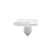 Clip de fixation latérale 0NB071 pour moulures de voiture, clips en plastique blanc, pièces automobiles 51137269358