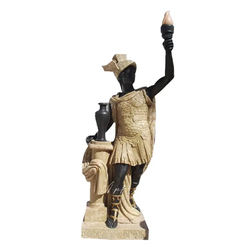 Marble Stone African Figure Statue Marble Statue