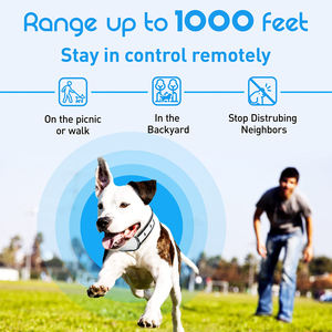 अतिरिक्त छोटे कुत्ते प्रशिक्षण कॉलर 5-15 एलबीएस वाटरप्रूफ आईपी 67 रिमोट कंट्रोल 1000-फुट रेंज रिचार्जेबल स्मार्ट छाल नियंत्रण कस्टम - Product Image 6