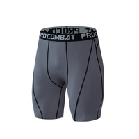 Shorts de compression pour hommes, séchage rapide, sous-vêtements de sport, course à pied, gym, polyester, élasthanne, shorts de sport serrés et élastiques