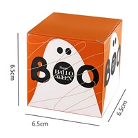 Boîte cadeau en carton avec motif de dessin animé pour Halloween, pour la fête des enfants, anniversaire