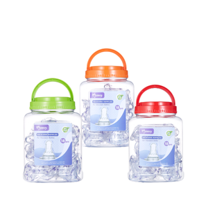 Usine <span class=keywords><strong>Bébé</strong></span> Produits En Silicone Souple Biberon Remplacer Mamelons En Plastique Pot Ensemble 18pcs Standard Silicone Mamelons Cadeau Ensemble - Product Image 2