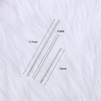 Groothandel 72mm 97mm 117mm verlengstukken DIY kralenpen kralenpen staaf kralenpen verlengstukken voor balpennen met kralen bulk