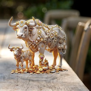 Figurine acrylique 2D plate de Noël avec effet visuel, <span class=keywords><strong>Père</strong></span> Noël et rennes, décoration de table de Noël, cadeau - Product Image 5