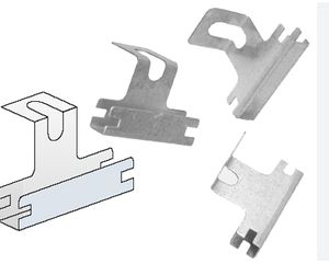 Crochet <span class=keywords><strong>de</strong></span> suspension orthogonal à <span class=keywords><strong>angle</strong></span> droit en métal antirouille à 90 degrés pour plaques <span class=keywords><strong>de</strong></span> <span class=keywords><strong>plâtre</strong></span> et cloisons sèches - Product Image 6